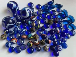 Синий цвет, Лидер продаж, новый дизайн, играющий в стеклянный мраморный шар для детских игрушек