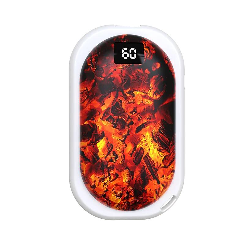 Winter Products 2024 Mini Hand Warmer Quick Heating Power Bank USB 3600mAh Rechargeable Electric Pocket Portable Hand Warmer