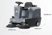 Ride On Electric Road Sweeper Battery Floor Sweeper