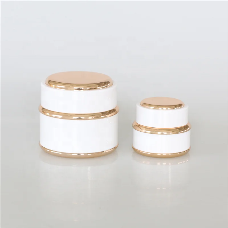 E-better empty luxury 5ml 7ml 15ml 30ml 50ml Plastic Cosmetic Cream Packaging Jar Container
