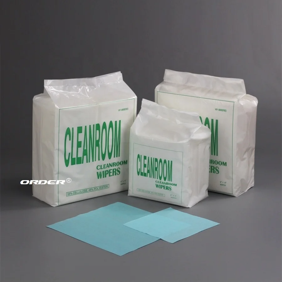Most economical flat sheet disposable cellulose polyester nonwoven fabric delicate task wipes