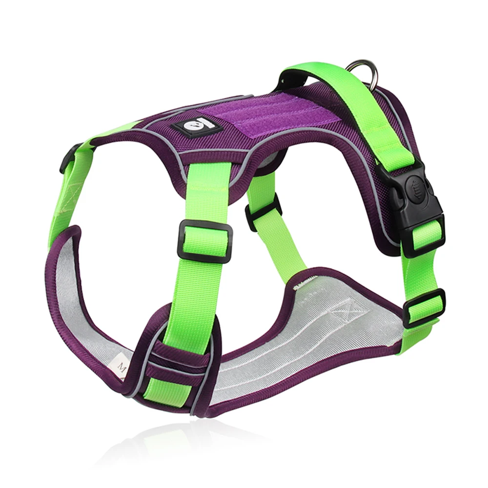 Luxury Custom Adjustable Pet Outdoor Sport Harness With Leash Large Dog Harness Set Vest Leash Dog Training Equipment Dog Vest