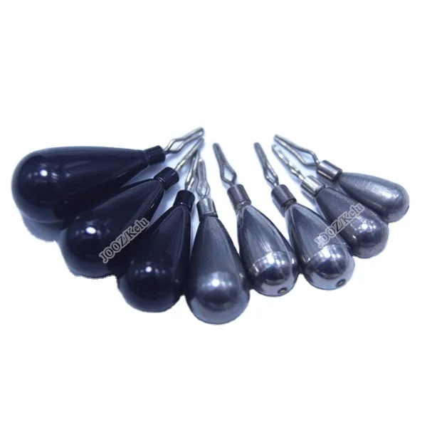 1/8 oz~1/2 oz sinker mould Water Drop Shot Shape Weights Tungsten Fishing Tear Drop Sinker