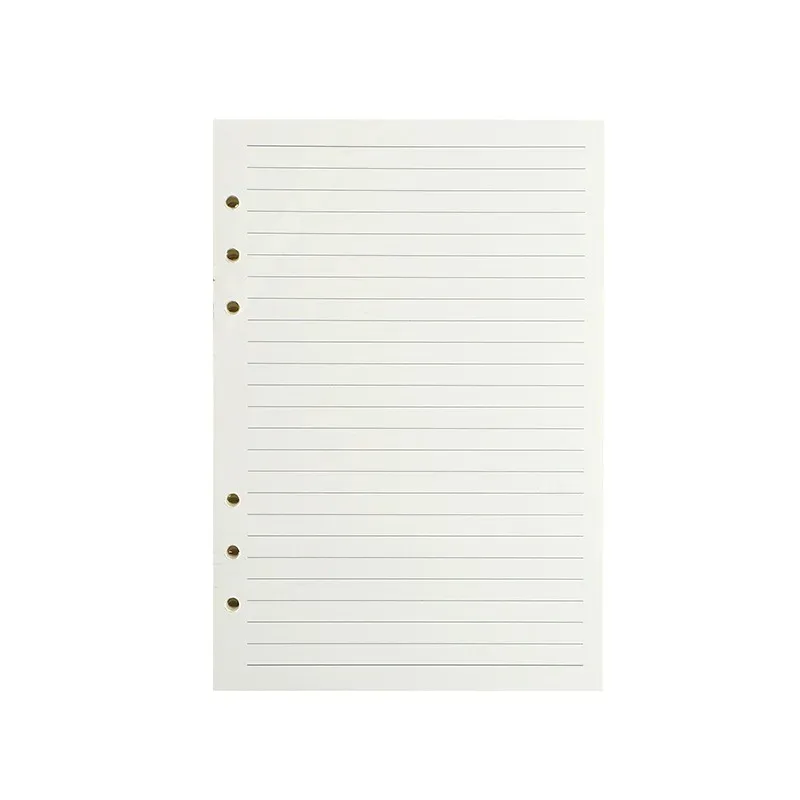 A5 A6 A7 Loose Leaf Notebook Refill Spiral Binder Inner Page Line Blank craft Grid Inside Paper Stationery Notebook