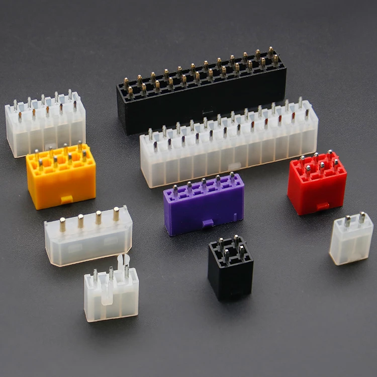 
Needle Seat 4.2mm Mini-Fit Jr Header Straight Right Angle Pcb Pin Header Conector Molex Pcb Header 5569 