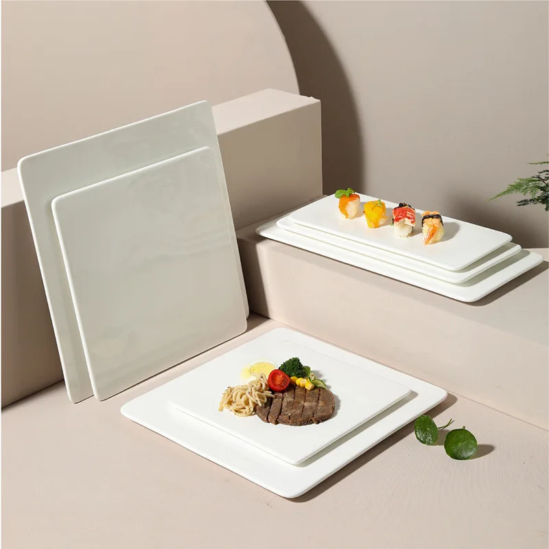 ceramic premium steak platter plate steak serving board porcelain sushi plates and dishes for restaurant