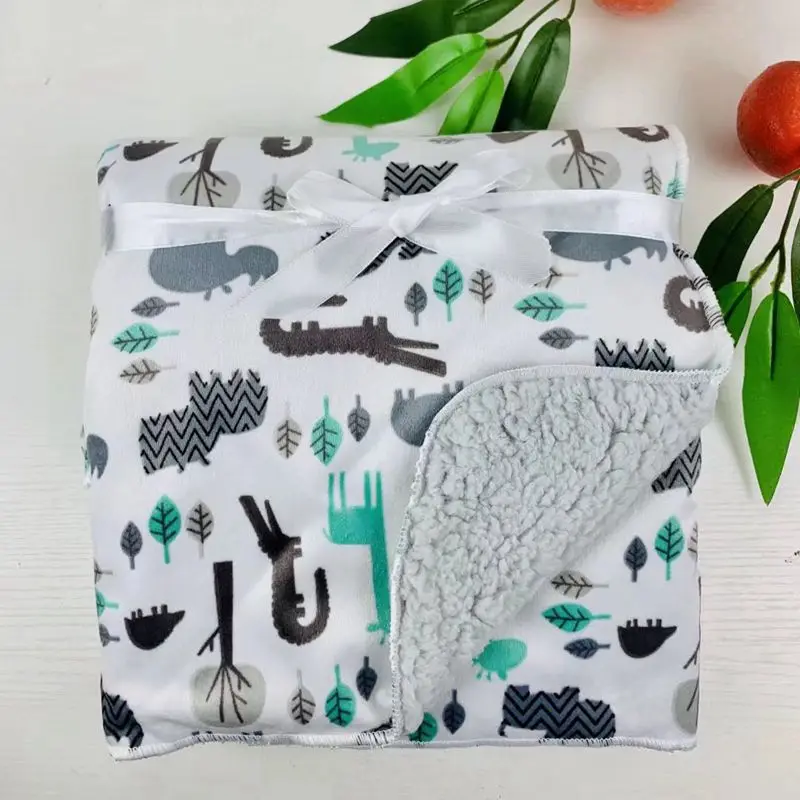 2024 New arrivals Baby Swaddle Gift Set Newborn Shower Receiving Muslin Bamboo Cotton Blanket Set