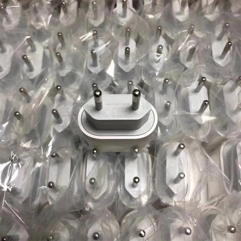 Original PD Charger For iPhone 12 US EU UK Plug 18W Fast Type C Apple 20w usb-c Power