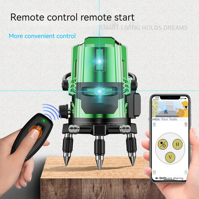 Wholesale custom outdoor green light level infrared 2/3/5 line LD blue light high precision strong light water laser level