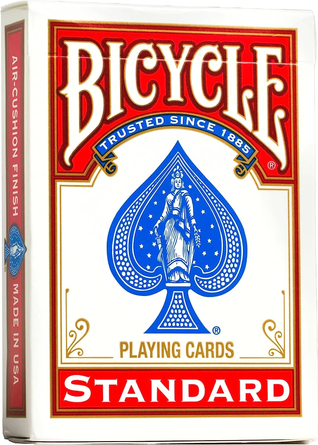 Bicycle Rider Back Playing Cards Magician Standard Index T Shape Poker Premium Playing Cards Pack Red Blu