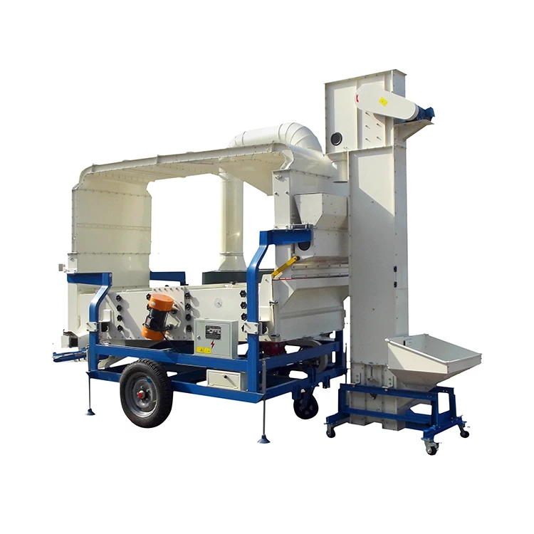 Mobile Sorghum Corn Millet Beans Seed Cleaning Equipment