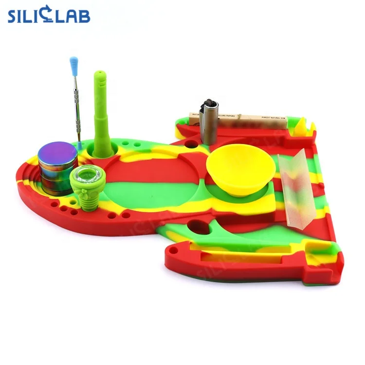 New coming rocket dry herb waxing tray tobacco Smokeshop silicone bubbler weed	smoke oris tobacco stick tray