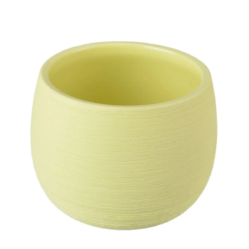 Wishhouse Top Quality Customization Wholesale Candle Vessels Colorful Ceramic Candle Jar For Soy Wax Scented Candles
