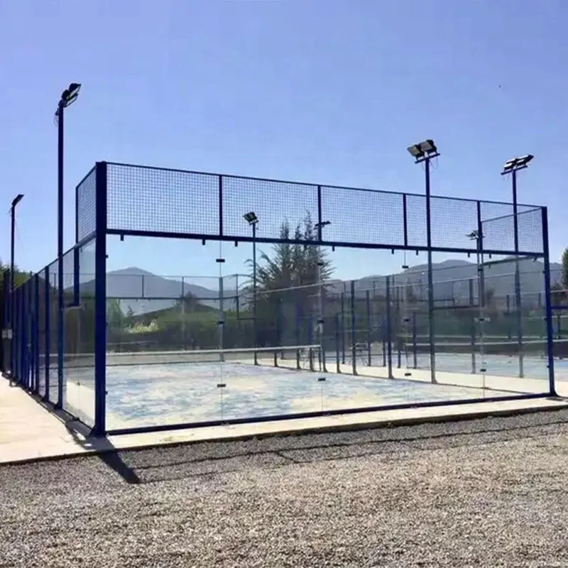 Профессиональный padel court Padel от производителя международный стандарт панорамный теннисный корт по заводской цене