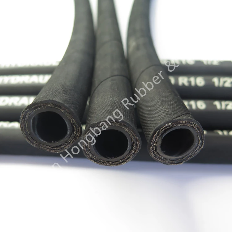 Hydraulic Rubber Hose R1AT/1SN/R2AT/2SN Steel wire spiraled rubber hose drilling hose pipe