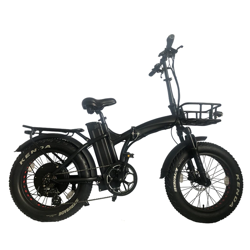 Hot sale 1000w beach electric bike folding with 20*4.0 tire