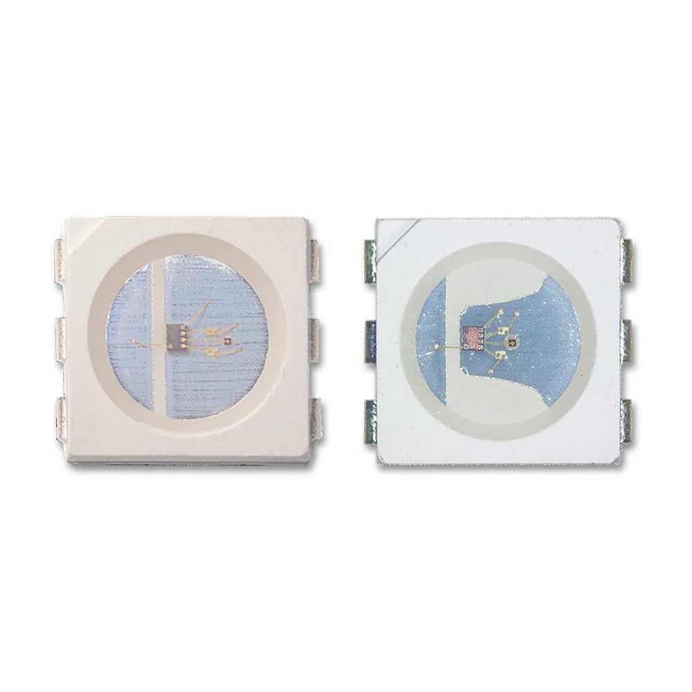 5050RGB fast flash slow flash SMD lamp beads built-in IC self-flash light remote control LED full color