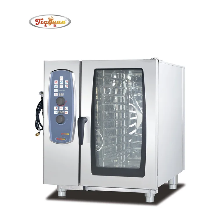 Commercial Stainless Steel Standard Version Tabletop Combi Steam Oven Electric Combi Oven With 10 Layer