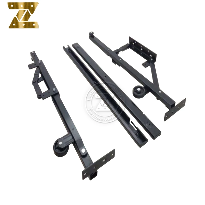 Good Quality Folding Function Lift Push -pull Sofa Bed Mechanism  Sliding Wheell Folding Sofa Hinge Hardware
