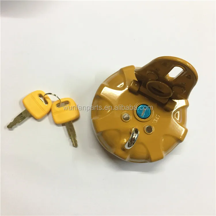 Good quality replacement Excavator E200B Fuel Tank Cap With Keys For CAT