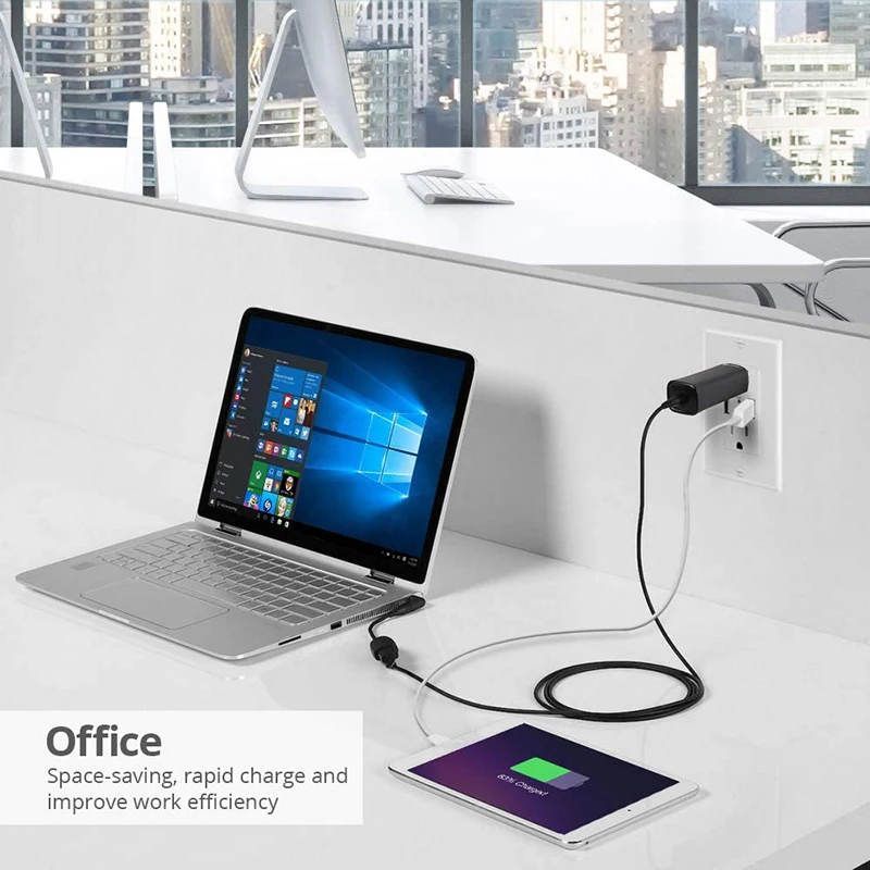 USB outlet 4.8A 125V Intelligent identification chip smart wall socket plug outlet receptacles with ETL