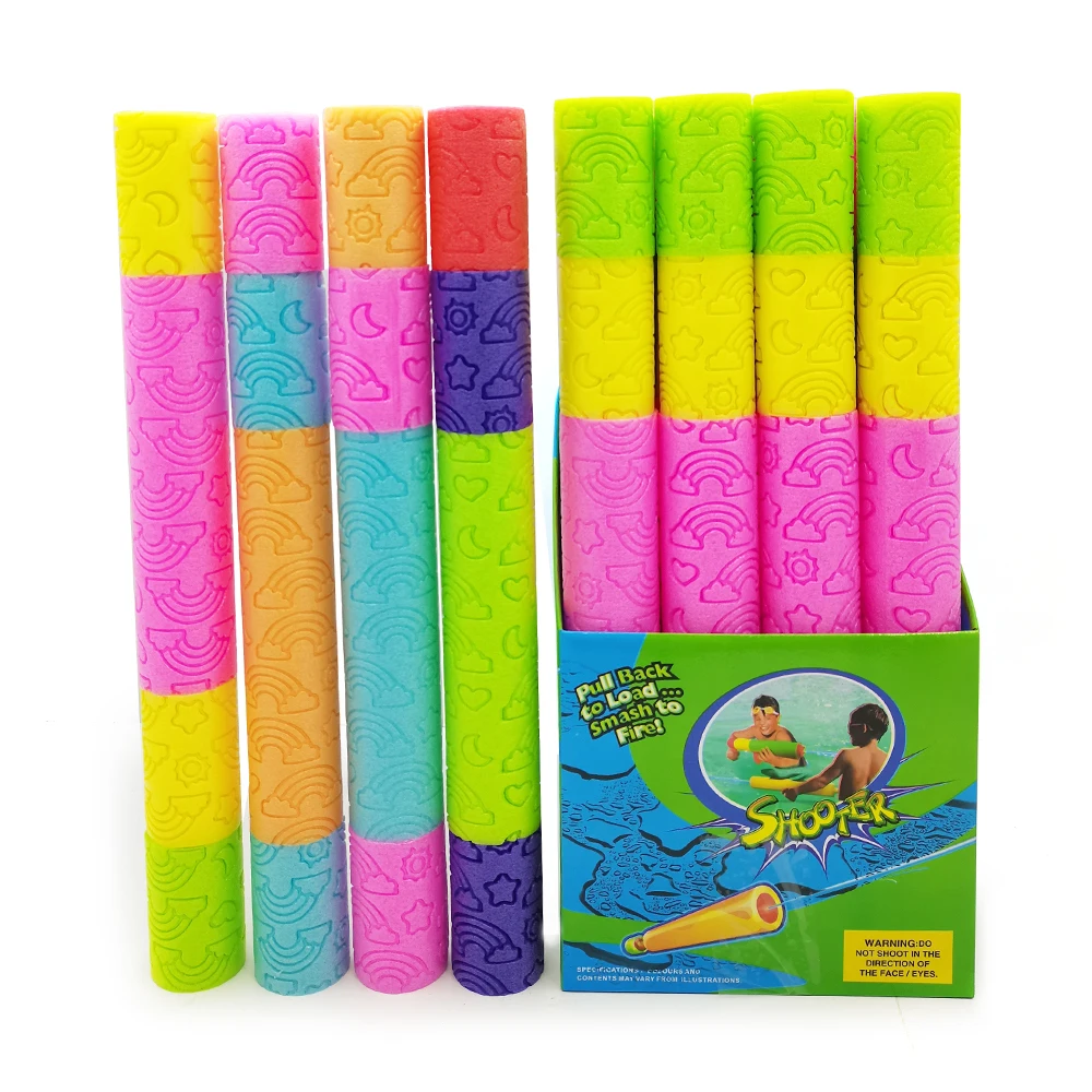 Customized kids summer outdoor toys eva foam air pressure pump water cannon