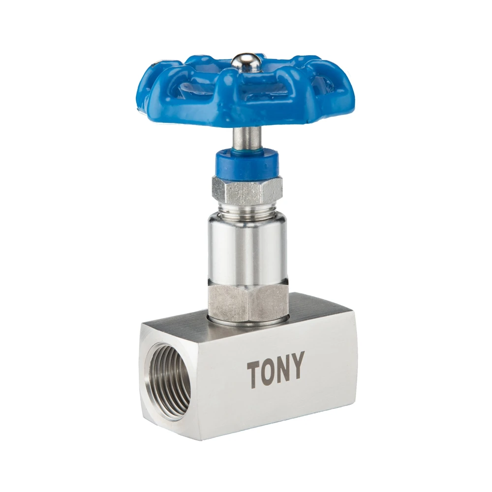 1/2 inch 6000PSI Medium Temperature NPT Stainless Steel Female Thread Hydraulic Needle Valve for Oil Gas