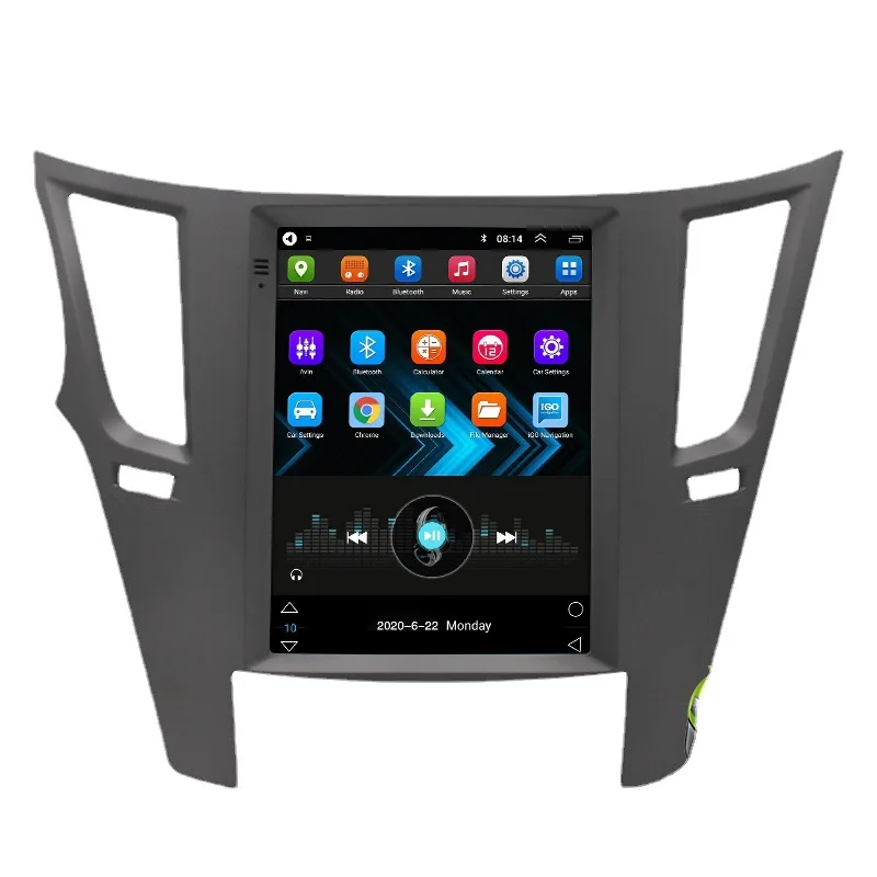 Android 9.1 Vertical Screen Car Video player  For Subaru Outback 2009-2014 Car DVD Player IPS DSP GPS Navigator