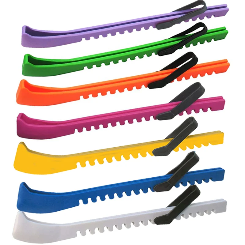 Assorted Colors Ice Skate Guard With Adjustable Buckle Skate Accessories Skate Blade Cover