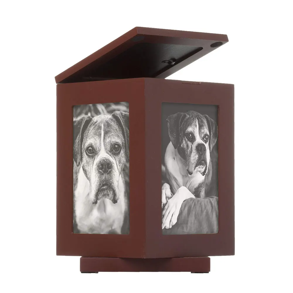 Деревянная урна для собак