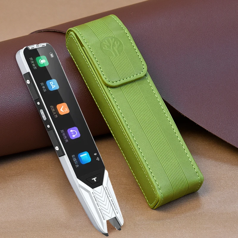 Custom LOGO Hard Shell Stylus Pencil Storage Pouch Dictionary Reading Pen Protection Box Holder Translation Scanning Pen Case