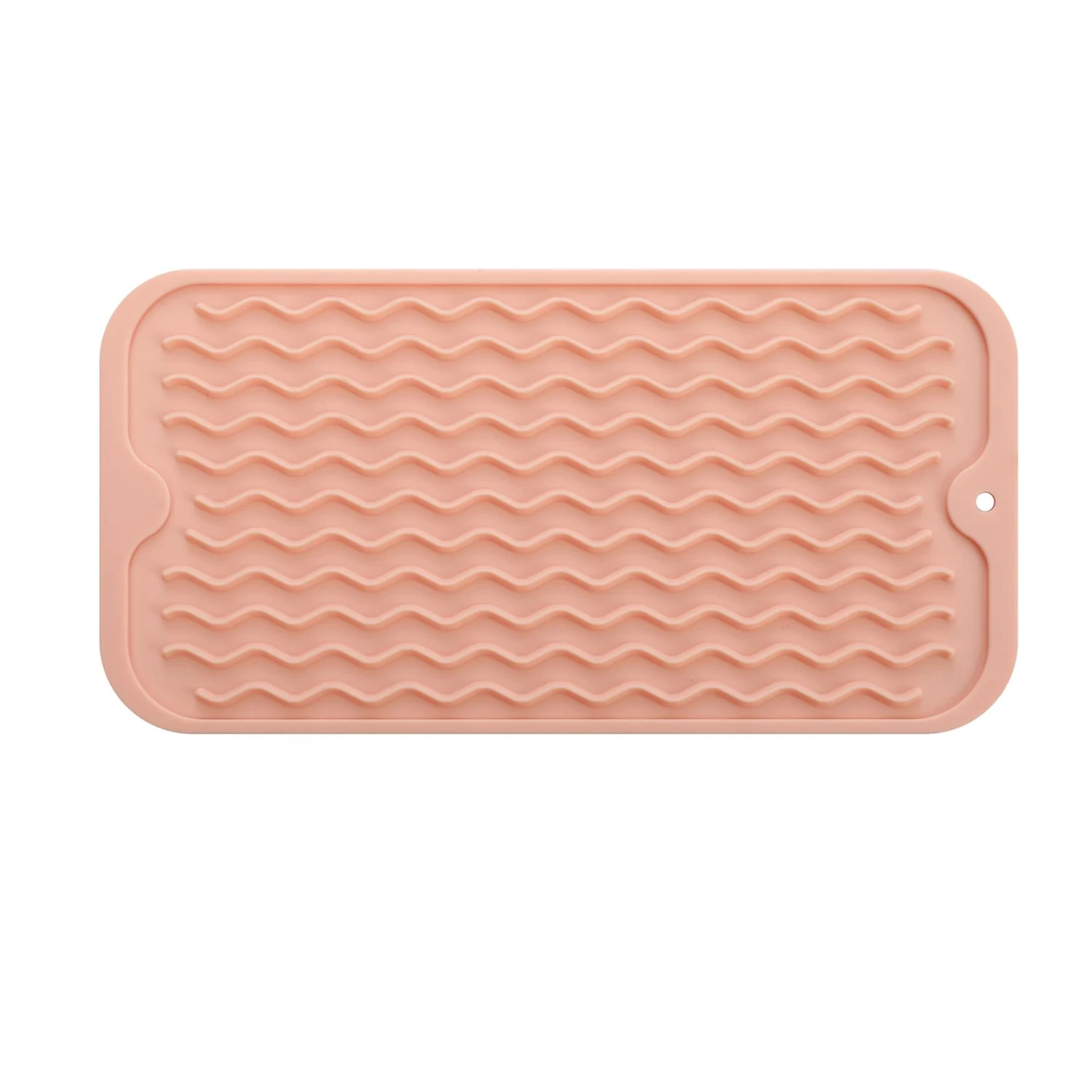 Silicone Dish Drying Mat for Multiple Usage Easy clean Eco-friendly Heat-resistant Silicone Mat for Kitchen Counter or
