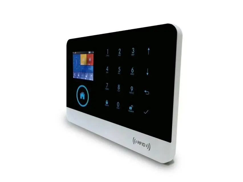 
Professional Easy Installation Home Lcd Gsm Sms Mobile App Wifi Security Burglary Alarm System 