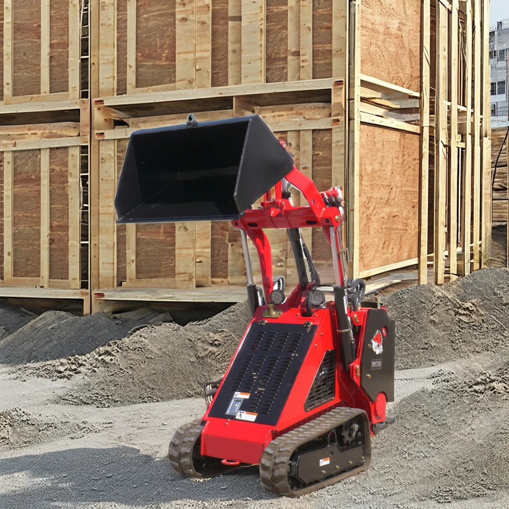 2024 NEW Honda EPA 25hp Gas Engine Mini Skid Steer Stand On Compact Track Loader for Landscaping