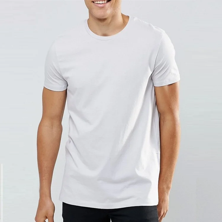 Custom slim fit crew neck strech amazing cheap white t shirt