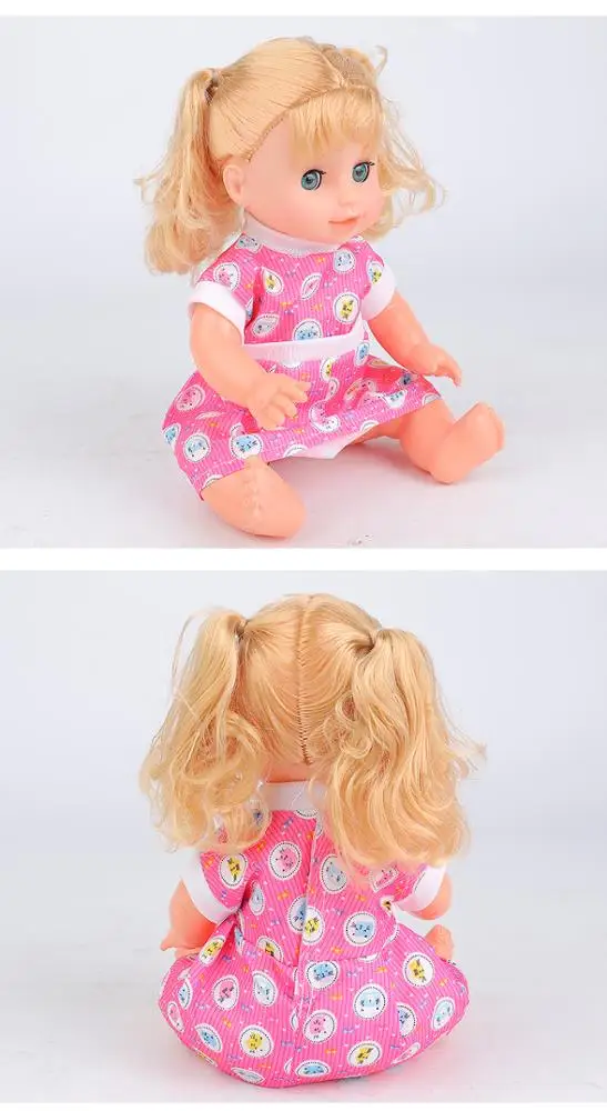 Cheap Small Lovely Plastic Vinyl pink Model Toys for Girl Christmas Gift Kids Doll Set Baby Play House Dolls Kids