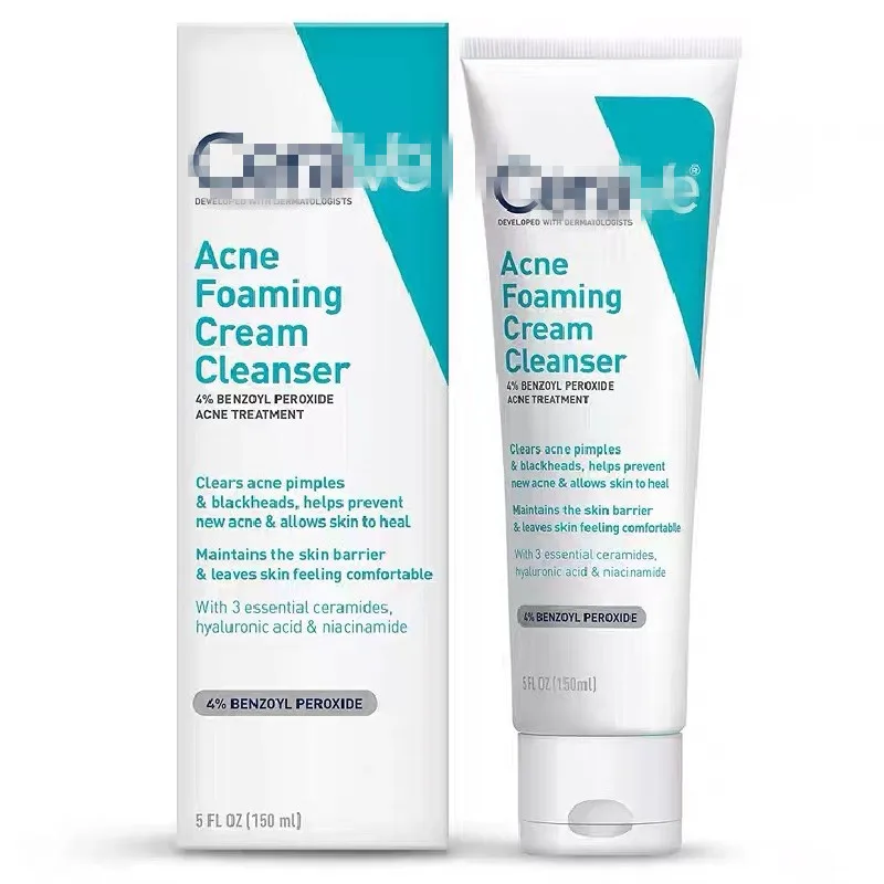 CeraV e products  acne cleansing deep anti-acne 4% benzoyl peroxide deep cleansing cleanser 150ml