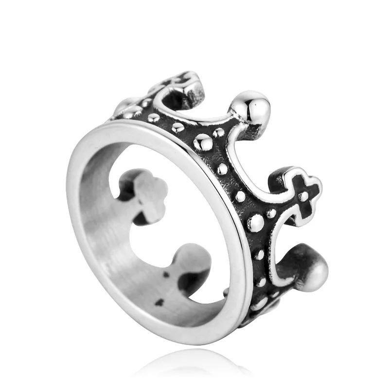 
Sterling Crown Ring Rhodium Plated With Zircon Pave Engagement And Wedding Rings 