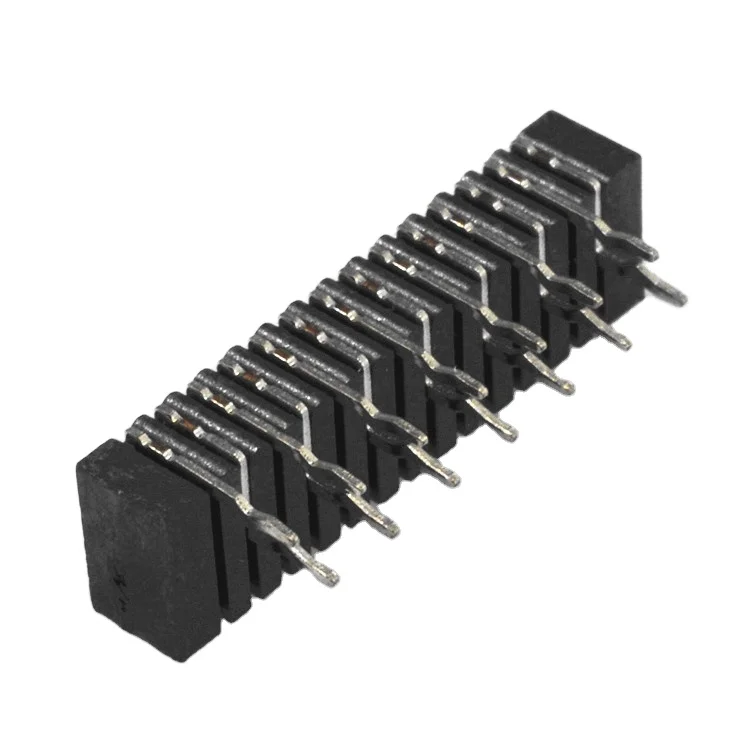 1.0mm Pitch Dual Contact Right Angle 90 Degree Side Entry NO-ZIF DIP Type FPC/FFC Connectors