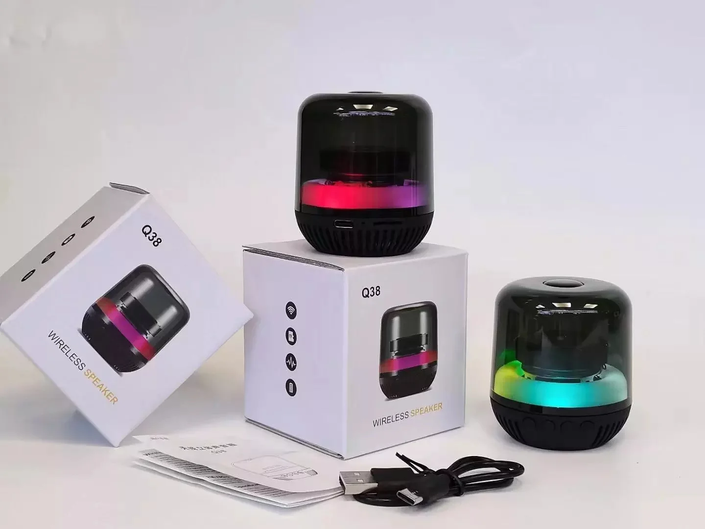 M1 Metal Bt Speaker Portable Mini Wireless Speaker Subwoofer Super Bass Stereo Sound Column Gift Speaker Hot sale products