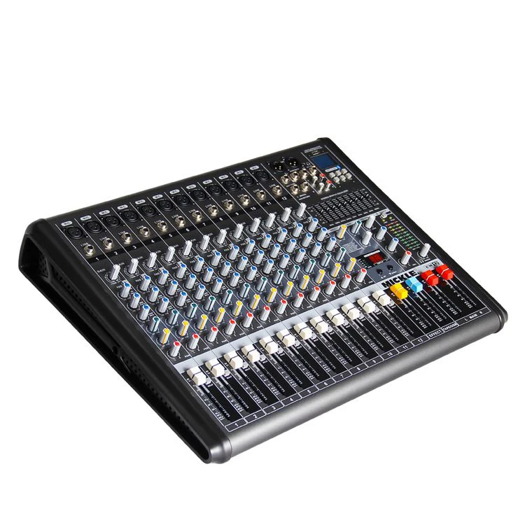  AMIXS EM12 звукомикшер Phantom мощность usb dj микшерный пульт смеситель про аудио оборудование профессиональный аудио-интерфейс dsp