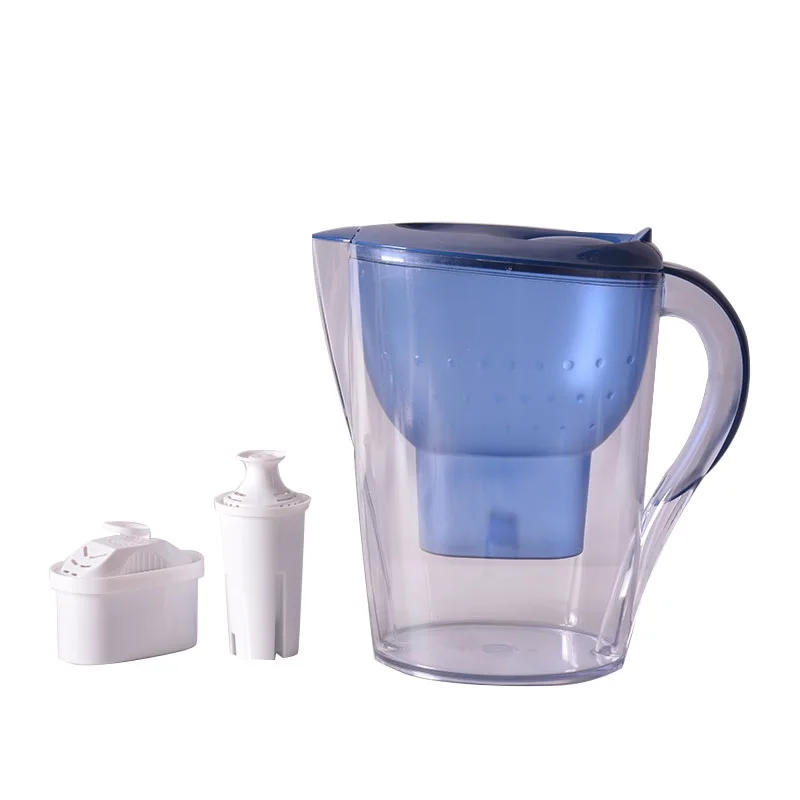 Premium Water Pitcher Filters removes chlorine mercury zinc cadmium made of NSF certified coconut carbon and cation resin