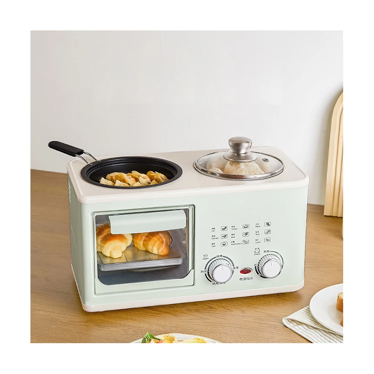 Kitchen Appliance Cooking Pot Mini Oven All In One Bread Toaster Home Machine Electric Breakfast Maker