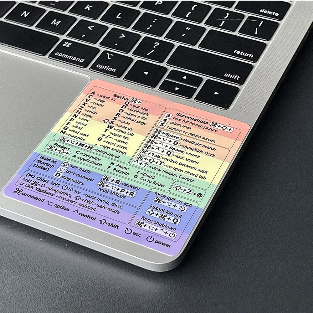 Keyboard Guide vinyl Color self-adhesive computer keyboard Shortcuts label sticker