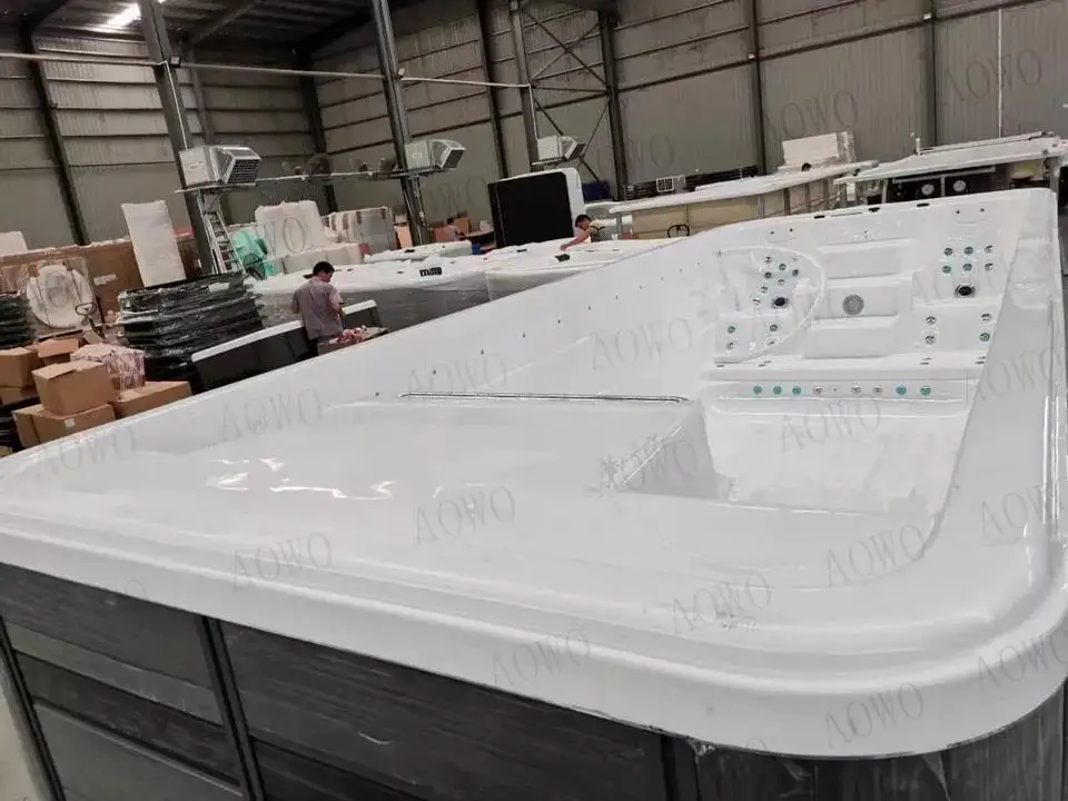 2022 New Modern Bathtubs Design Style Yacuzzi Large Massage Hot Tub Spa Outdoor Swim Pool  Endless Pools For Sale