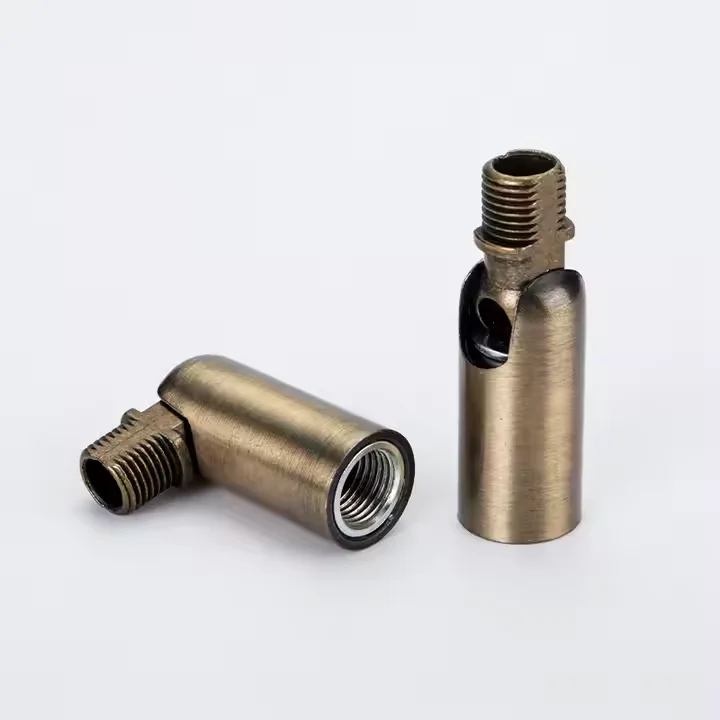 Hot Selling Metal 180 Degree M10 Pipe Swivel Rotary Joint For Track Light