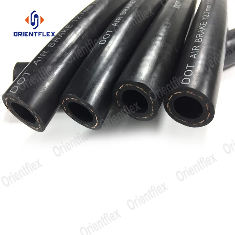 Резиновый гладкий EPDM Sae J1402 черный полиэфирный волокно спиральная линия высокое давление прочный шланг гидроусилителя руля