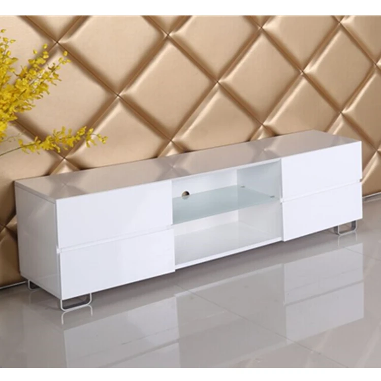 Custom Wholesale Fashion White Mdf Modern Style Tv Stand For Home And Hotel