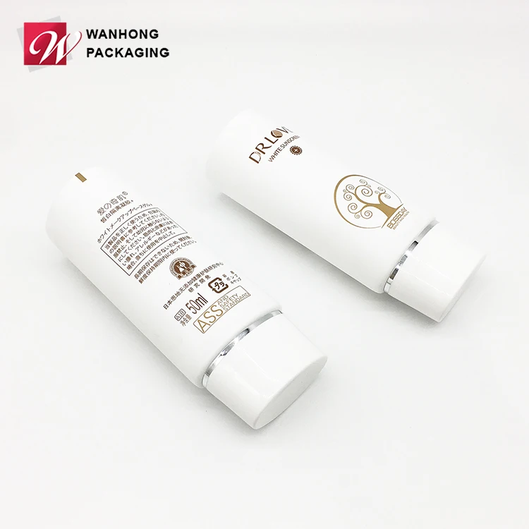 
Wholesale Eco-friendly 50ml Squeeze Tube, OEM Soft Cosmetic Tubes In Oval Shape In Matte Finish 